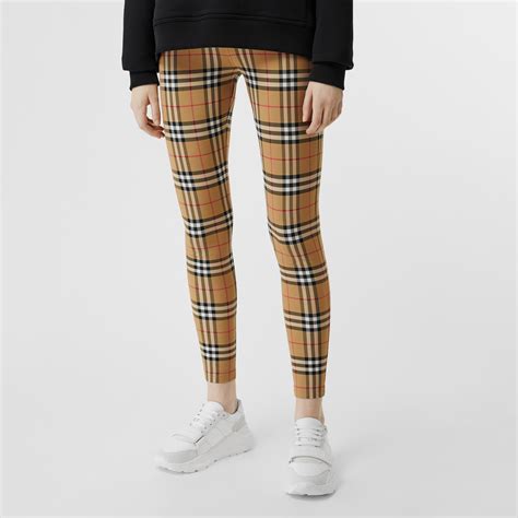 burberry ladies leggings|burberry vintage check leggings.